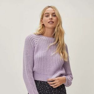 Nasty Gal purple lavender sweater medium